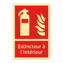 Extincteur à l'intérieur