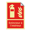 Extincteur à l'intérieur