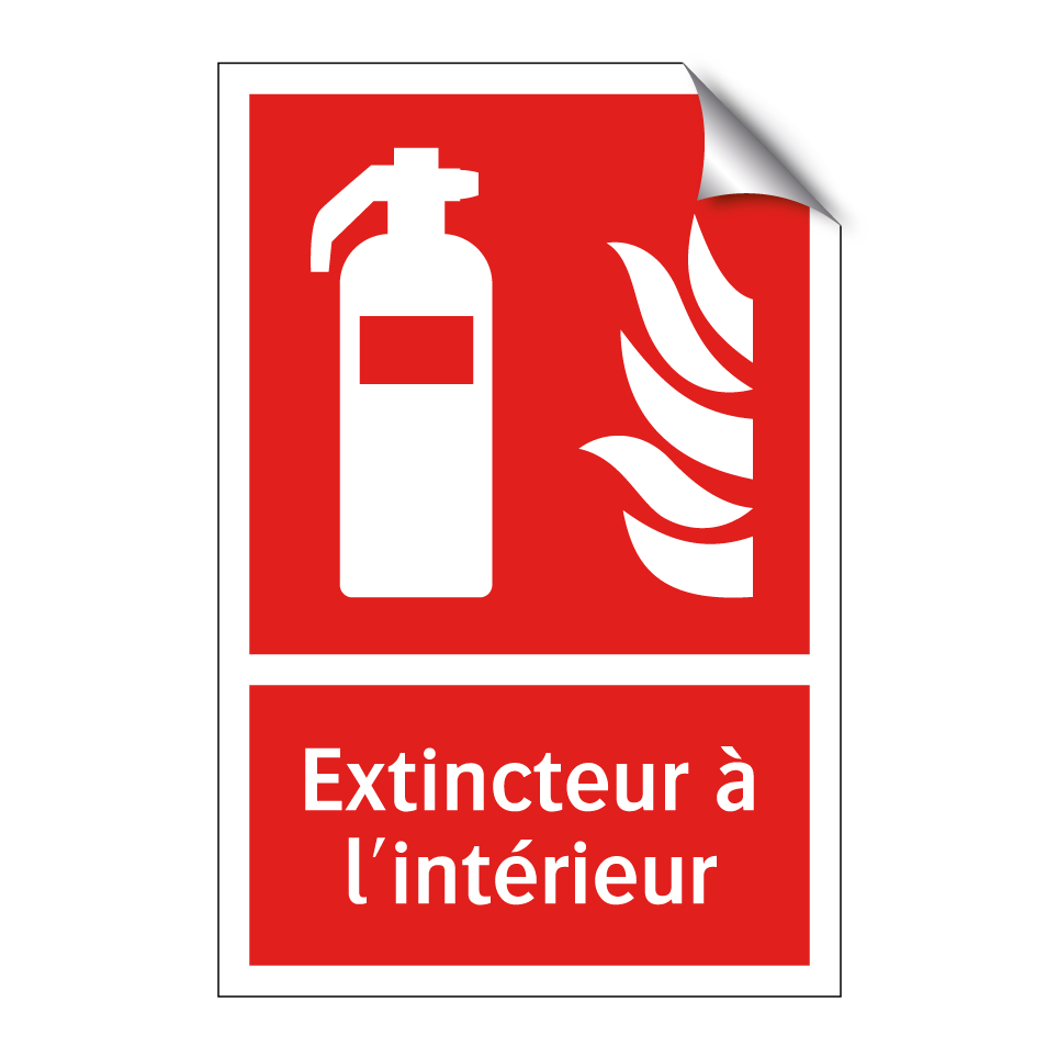 Extincteur à l'intérieur
