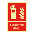 Extincteur situé :