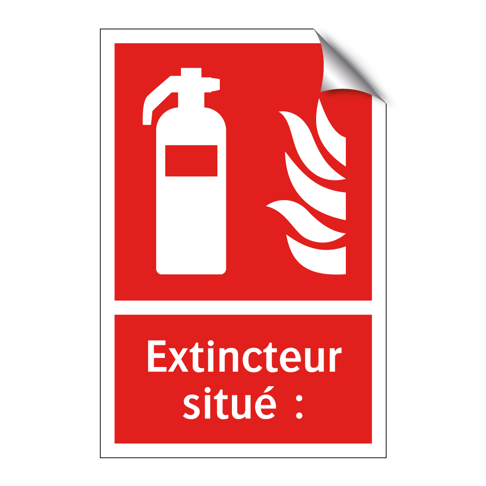 Extincteur situé :