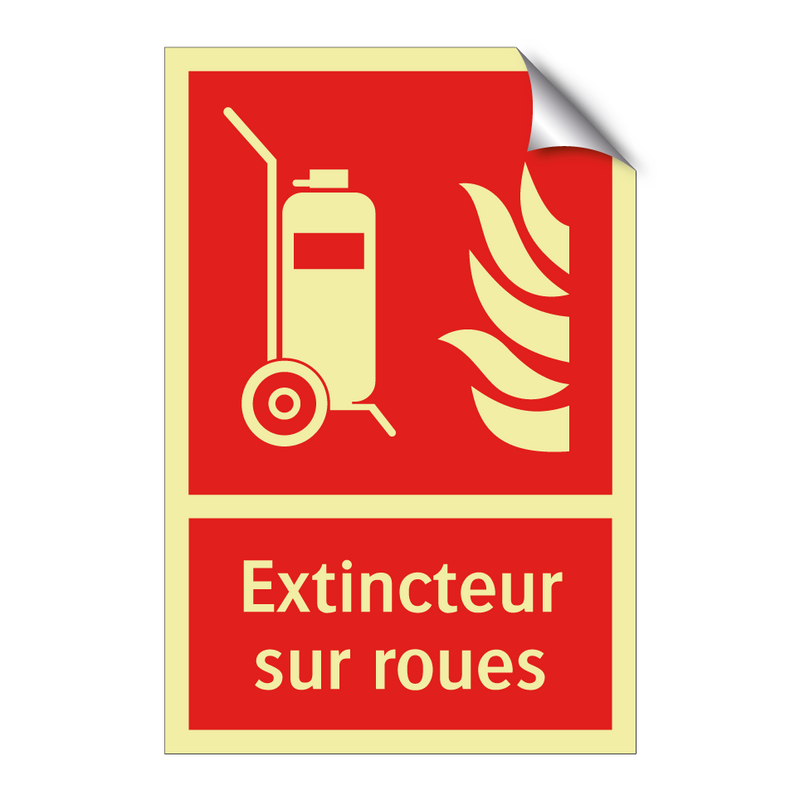 Extincteur sur roues