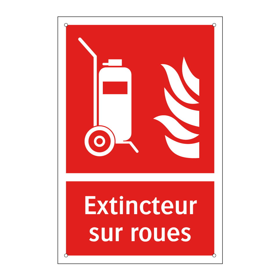 Extincteur sur roues