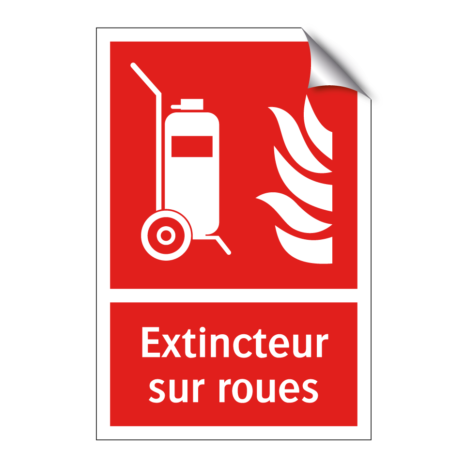 Extincteur sur roues