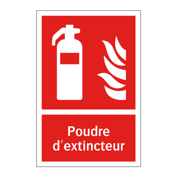 Poudre d'extincteur
