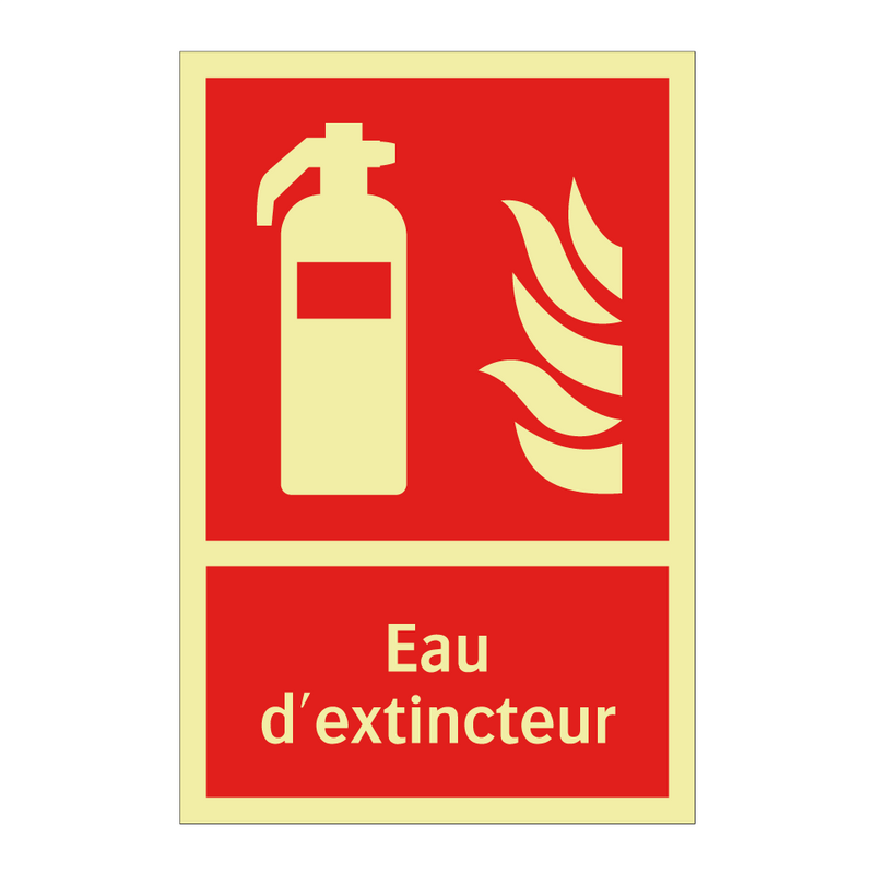 Eau d'extincteur