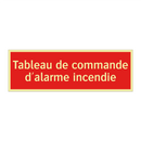 Tableau de commande d'alarme incendie
