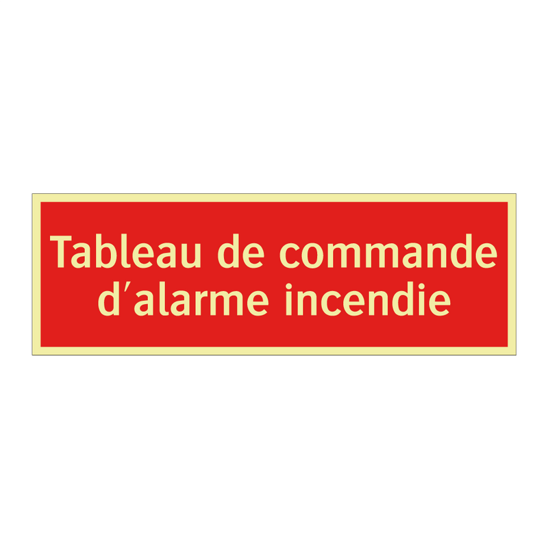 Tableau de commande d'alarme incendie