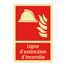 Ligne d'extinction d'incendie