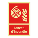 Lances d'incendie