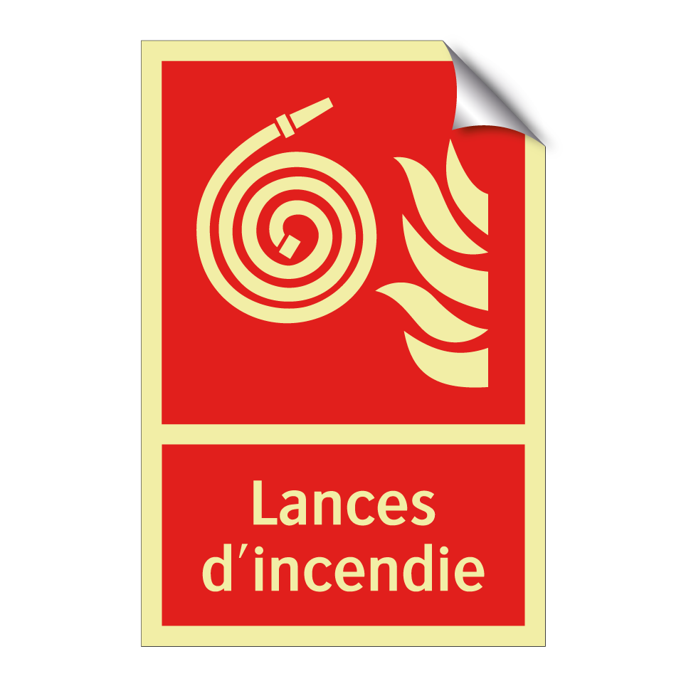 Lances d'incendie