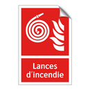 Lances d'incendie