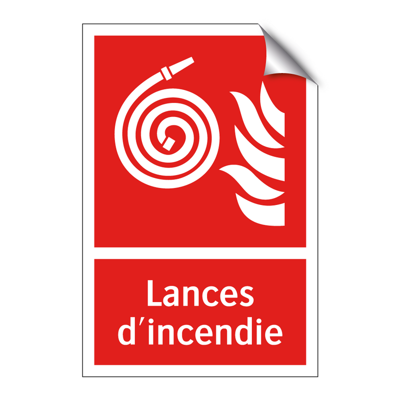 Lances d'incendie