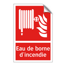 Eau de borne d'incendie