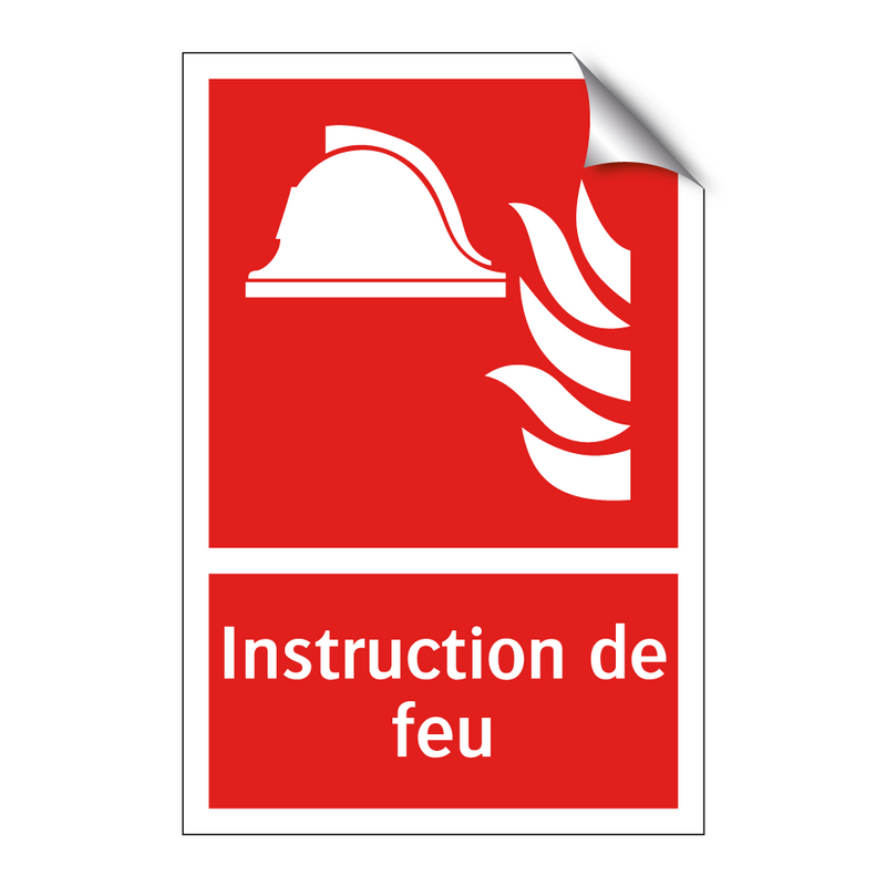 Instruction de feu
