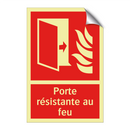 Porte résistante au feu