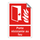 Porte résistante au feu