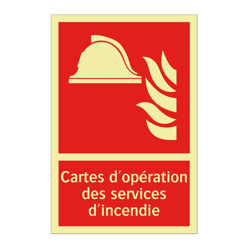 Cartes d'opération des services d'incendie