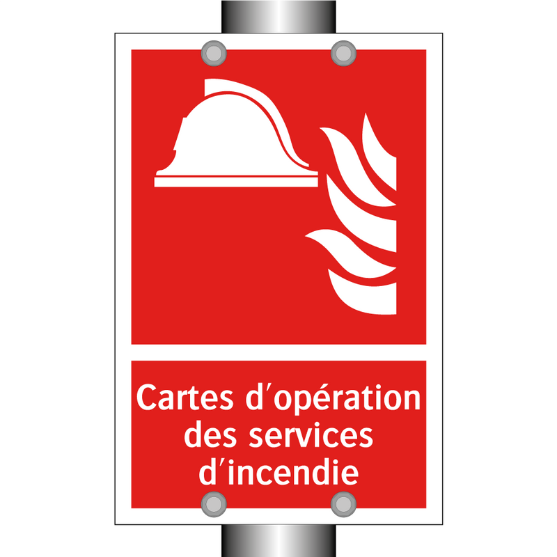 Cartes d'opération des services d'incendie