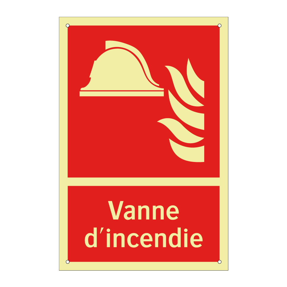 Vanne d'incendie
