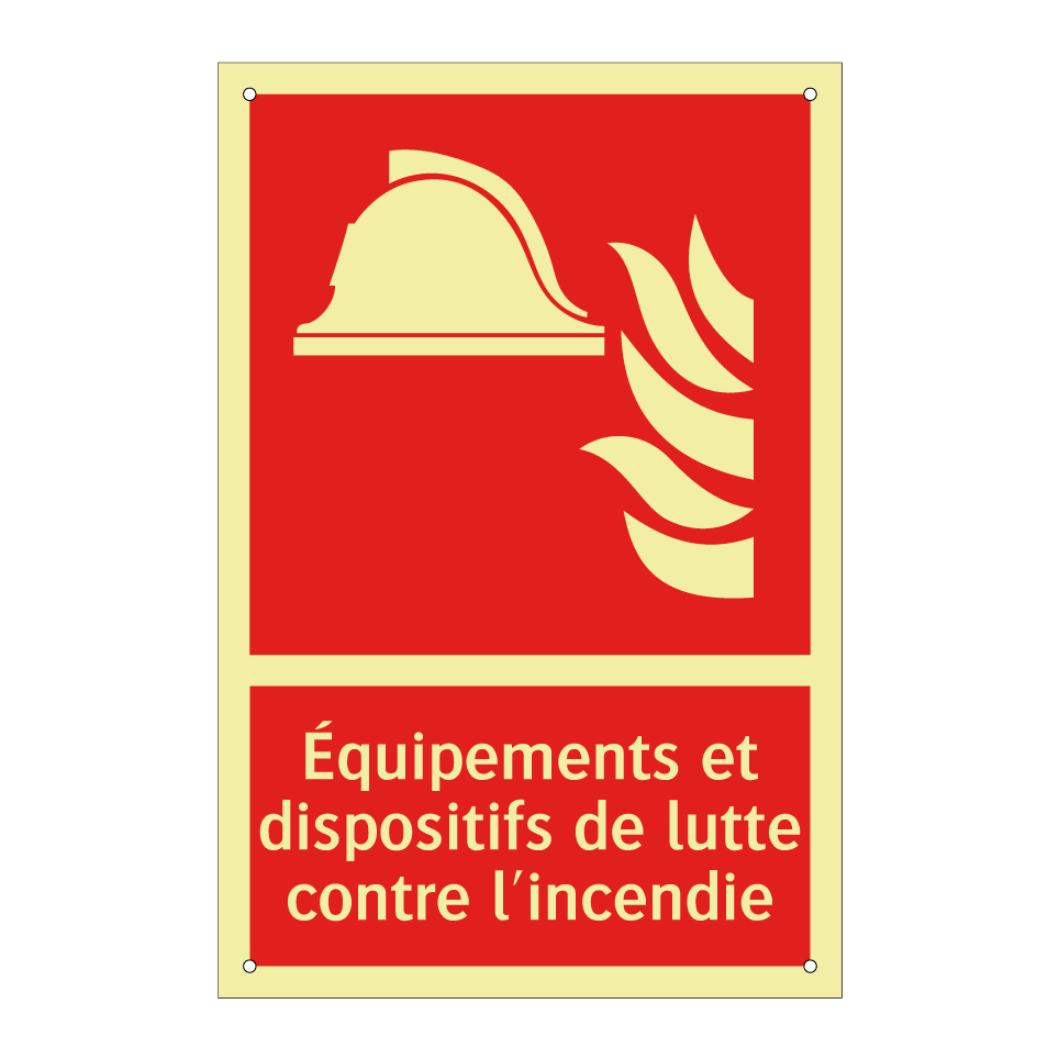 Équipements et dispositifs de lutte contre l'incendie
