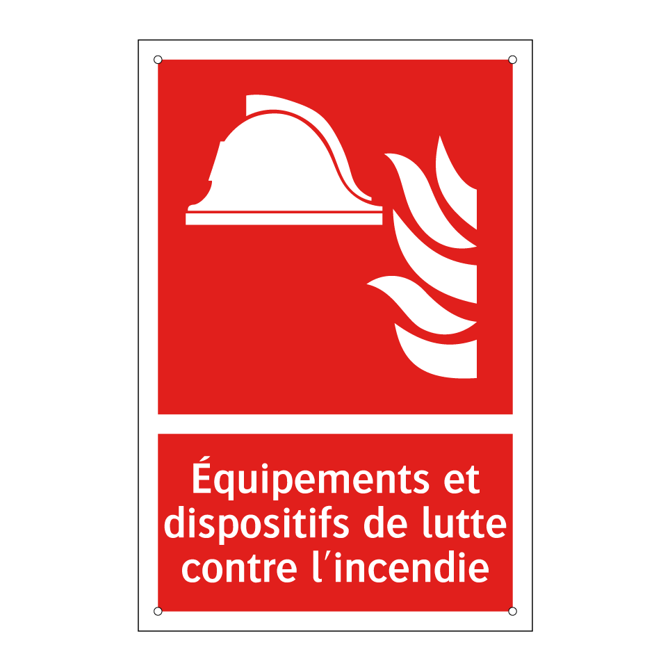 Équipements et dispositifs de lutte contre l'incendie