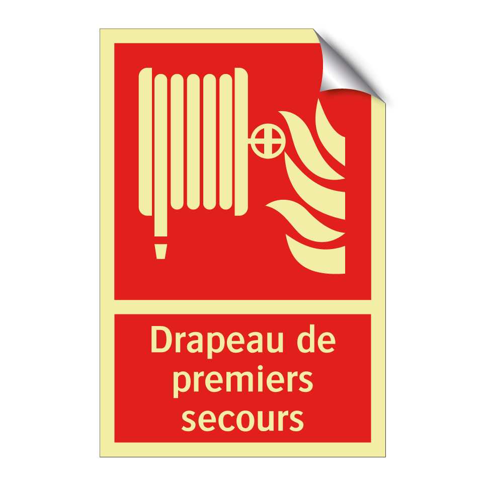 Drapeau de premiers secours