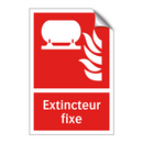 Extincteur fixe