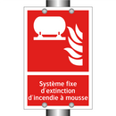 Système fixe d'extinction d'incendie à mousse