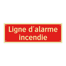 Ligne d'alarme incendie