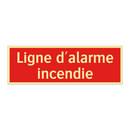 Ligne d'alarme incendie