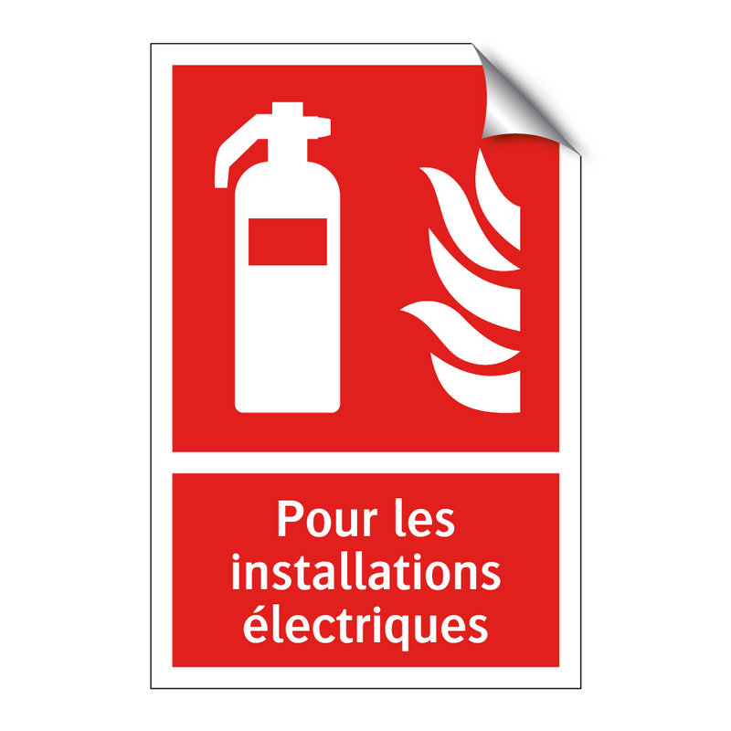 Pour les installations électriques