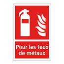 Pour les feux de métaux