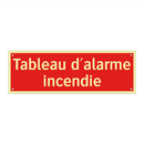 Tableau d'alarme incendie