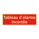 Tableau d'alarme incendie