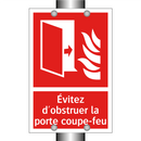 Évitez d'obstruer la porte coupe-feu