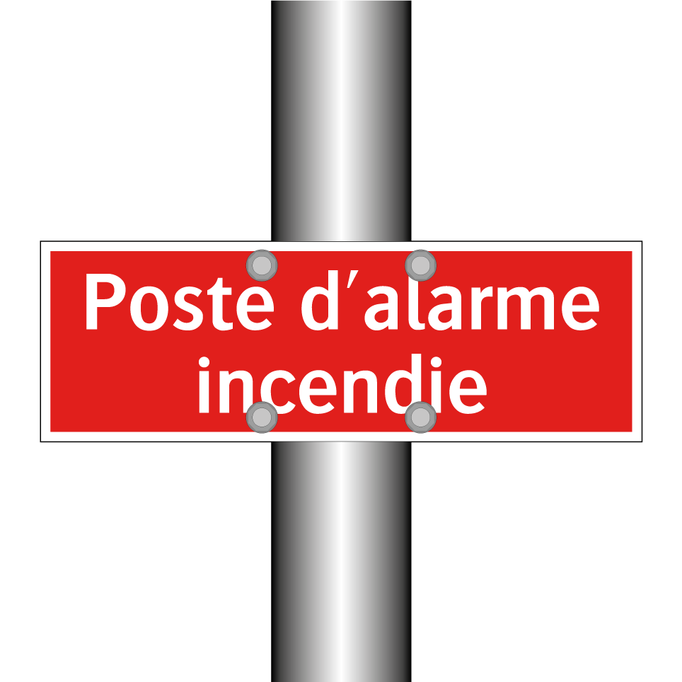 Poste d'alarme incendie