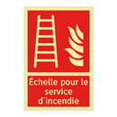 Échelle pour le service d'incendie