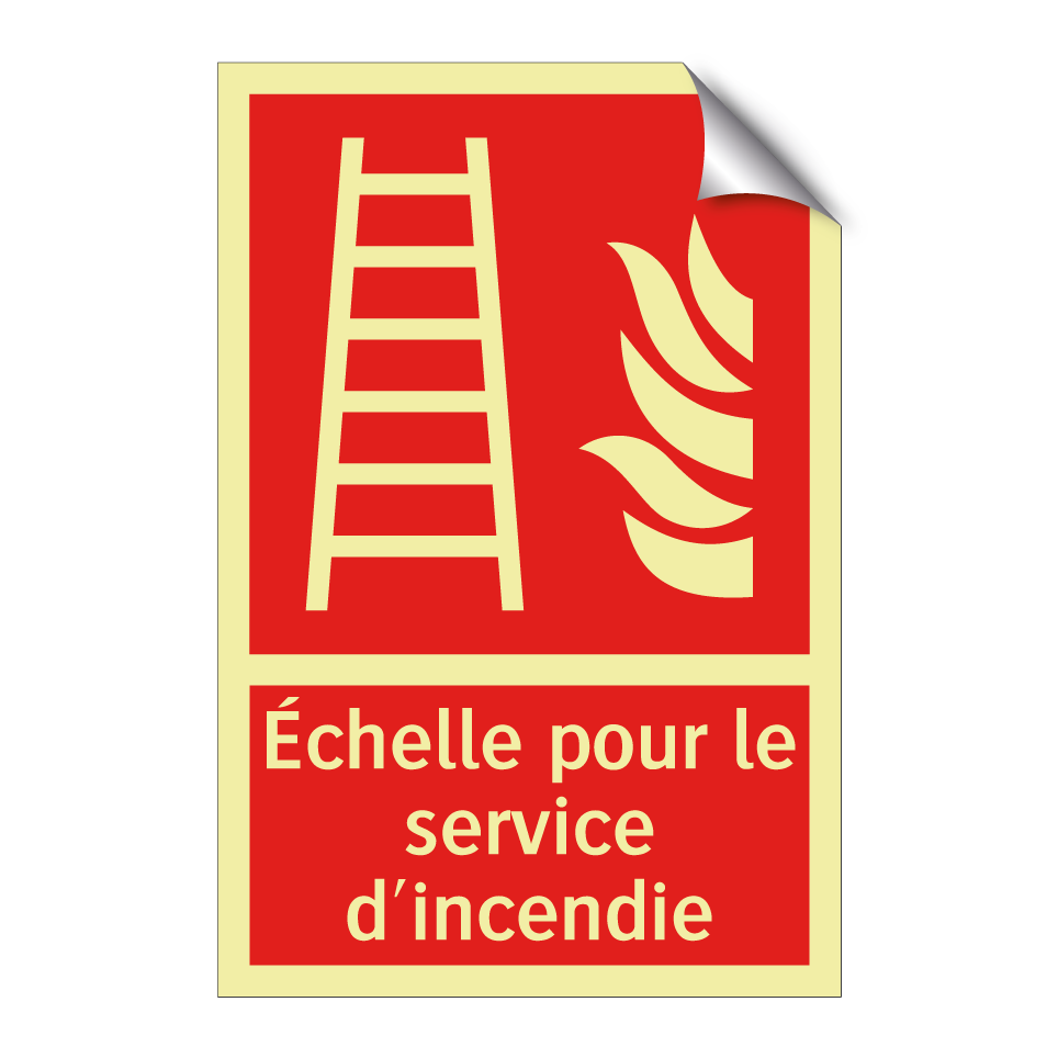 Échelle pour le service d'incendie