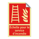 Échelle pour le service d'incendie