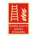 Échelle pour le service d'incendie