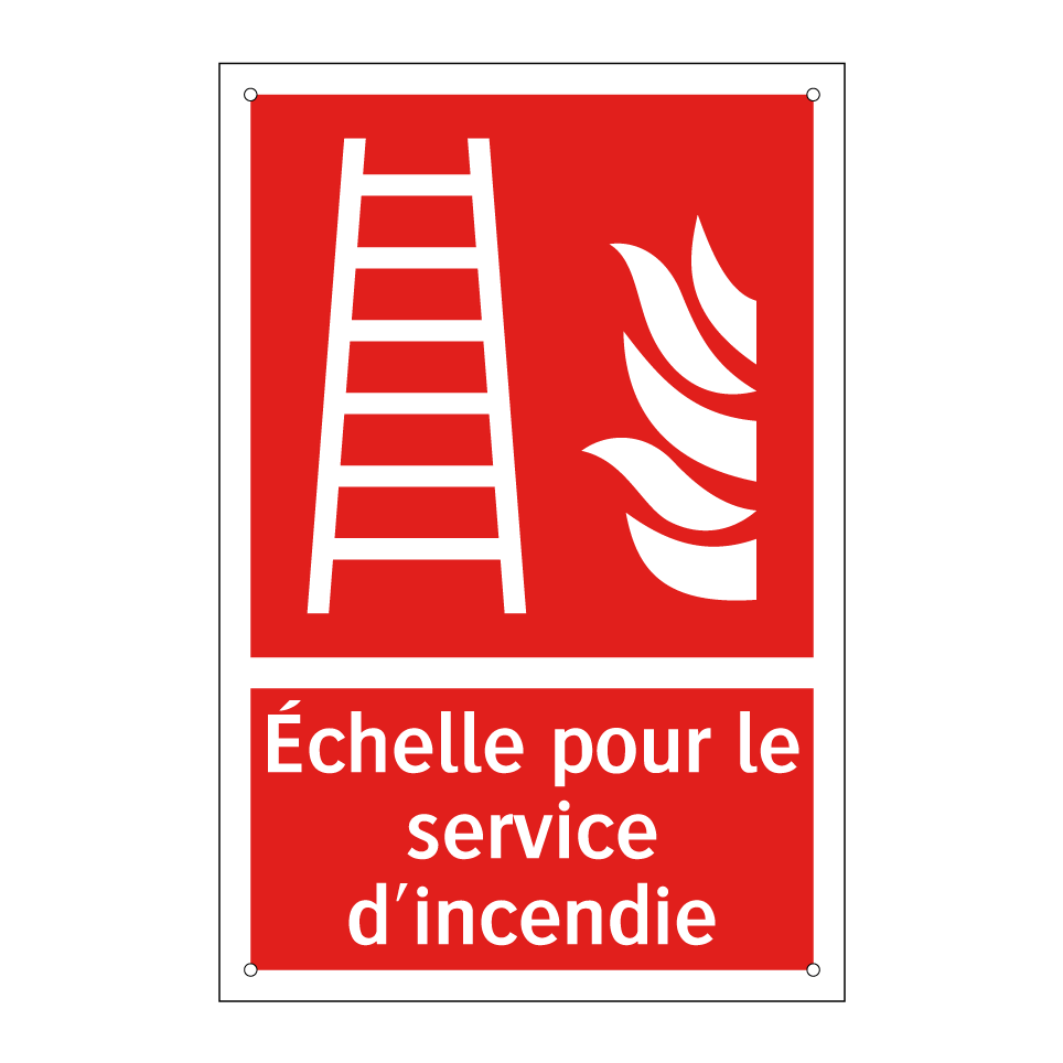 Échelle pour le service d'incendie