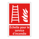 Échelle pour le service d'incendie