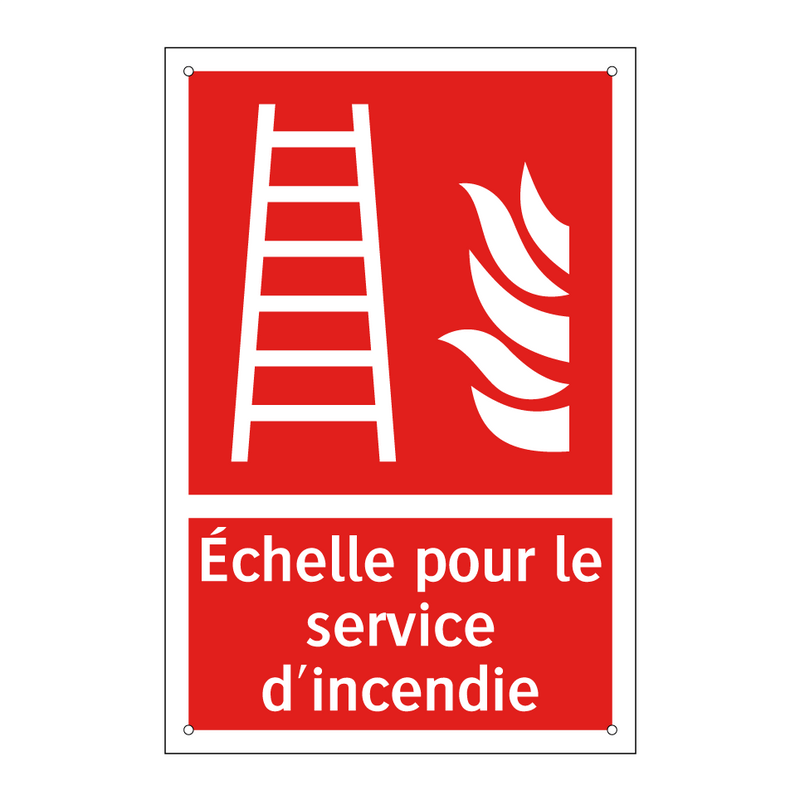 Échelle pour le service d'incendie
