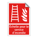 Échelle pour le service d'incendie