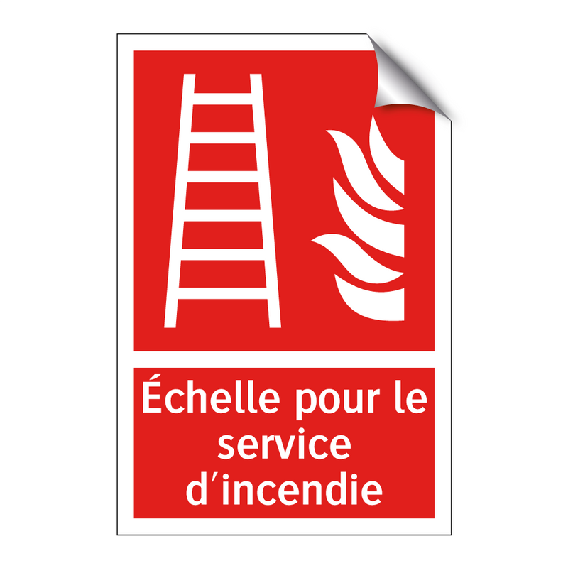 Échelle pour le service d'incendie