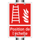 Position de l'échelle