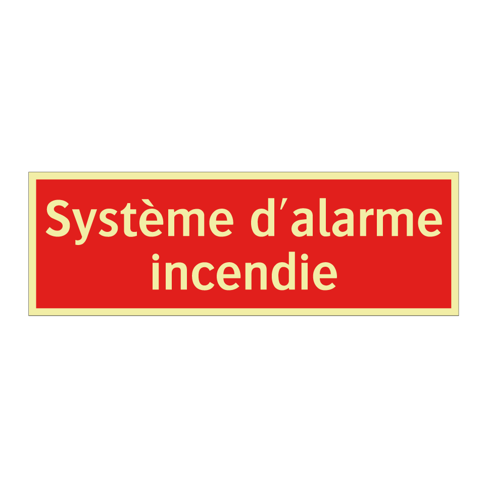 Système d'alarme incendie
