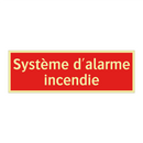 Système d'alarme incendie