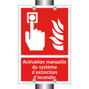 Activation manuelle du système d'extinction d'incendie